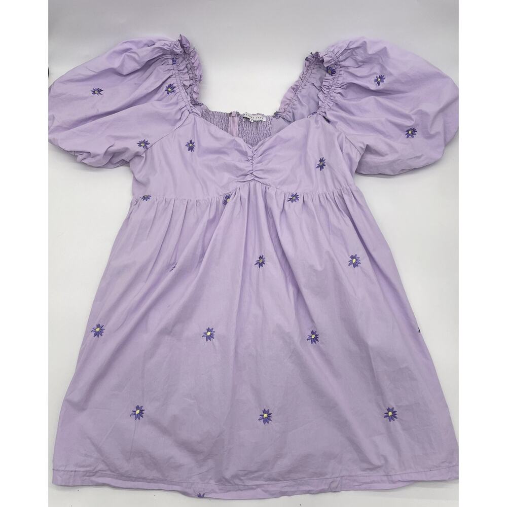 Anthropologie Endless Rose Whimsical Romantic Floral Puff Sleeve Dress Size 2X